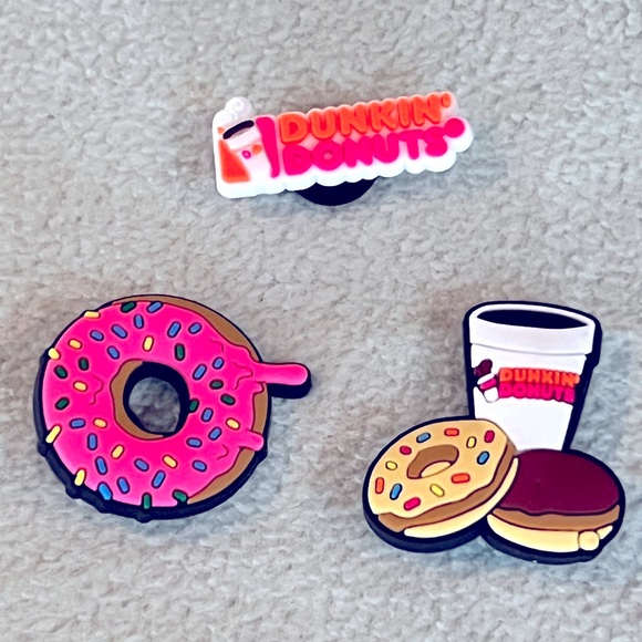 Set of Dunkin Donut Jibbitz Croc Charm - Picture 1 of 4